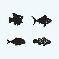 modello di logo di pesce vettore