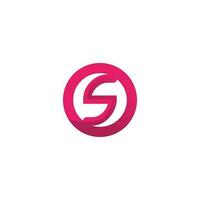 S logo e S lettera design vettore attività commerciale logo