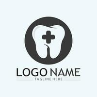 logo dentale design template.creative logo dentista. logo vettoriale della clinica dentale.