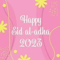 eid al adha 2023 sfondo design vettore