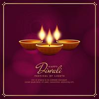 Fondo decorativo di Diwali felice religioso astratto vettore