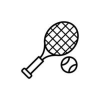 racchetta tennis icona vettore design modelli
