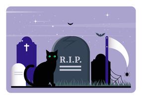 Vector elementi di Halloween e accessori