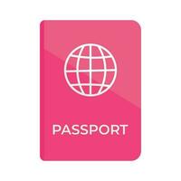 passaporto vettore illustrazione