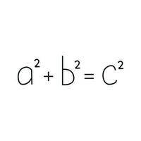 vettore illustrazione di matematico formula