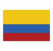 Colombia bandiera professionista vettore