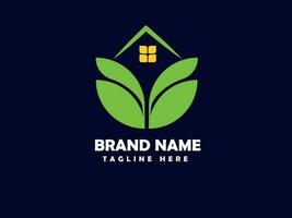 moderno naturale logo design vettore