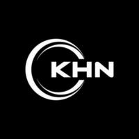 khn lettera logo design nel illustrazione. vettore logo, calligrafia disegni per logo, manifesto, invito, eccetera.