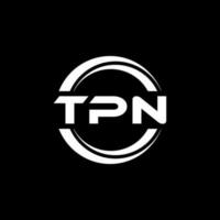 tpn lettera logo design nel illustrazione. vettore logo, calligrafia disegni per logo, manifesto, invito, eccetera.