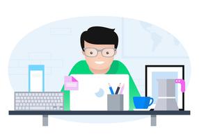 Illustrazione del desktop di Vector Designer