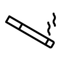 sigaretta vettore di spessore linea icona per personale e commerciale uso.