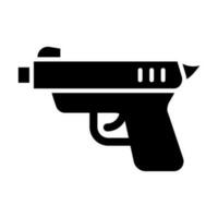 pistola vettore glifo icona per personale e commerciale uso.