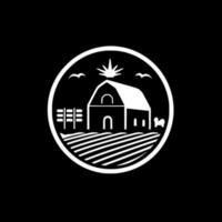 azienda agricola - minimalista e piatto logo - vettore illustrazione