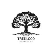 foresta logo vettore icona, silhouette, foresta illustrazione, albero disegno, pino albero
