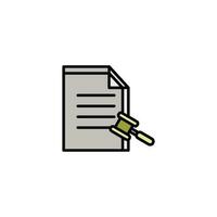 documento file vettore genere icona