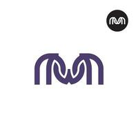 lettera mwm monogramma logo design vettore