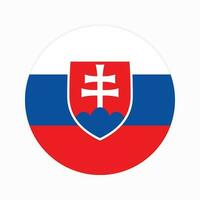 bandiera della slovacchia semplice illustrazione per il giorno dell'indipendenza o le elezioni vettore