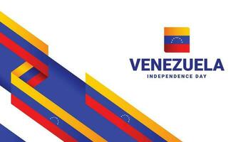 Venezuela indipendenza giorno evento celebrare vettore