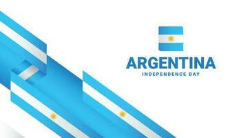 argentina indipendenza giorno evento celebrare vettore