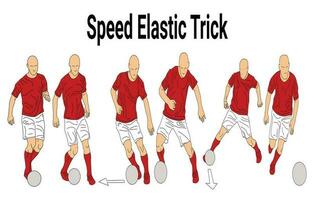 velocità elastico trucco immagini per calcio gli sport formazione scolastica, adatto per gli sport libri, gli sport manuali, gli sport applicazioni e altri vettore