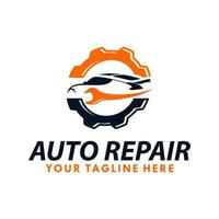 auto riparazione logo design modello vettore