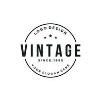 logo design tipografia Vintage ▾ retrò distintivo per attività commerciale , capi di abbigliamento , barbiere , ristorante e sbarra. vettore