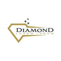 diamante vettore logo modello