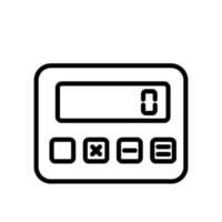 calcolatrice cartello simbolo vettore