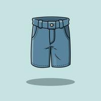 corto pantaloni il illustrazione vettore