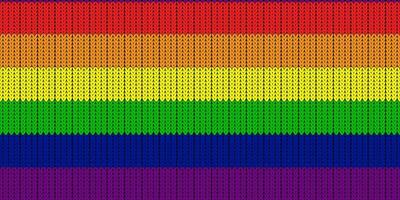 orgoglio bandiera illustrazione. lgbt Comunità simbolo nel arcobaleno colori. vettore fondale per il tuo design. lgbt bandiera con maglieria