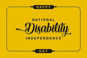 nazionale invalidità indipendenza giorno vettore