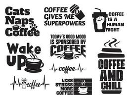 caffè t camicia design fascio, vettore caffè t camicia disegno, caffè camicia, caffè tipografia t camicia design collezione