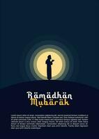 Ramadhan mubarak 2.eps vettore