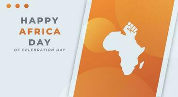 Africa giorno celebrazione vettore design illustrazione per sfondo, manifesto, striscione, pubblicità, saluto carta