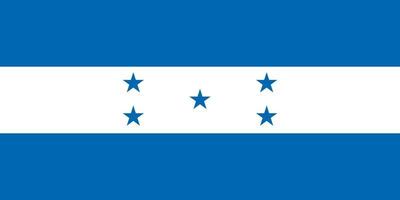 bandiera dell'honduras ufficialmente vettore