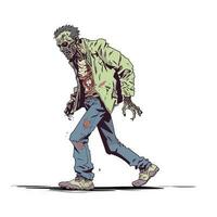 zombie camminatore vettore