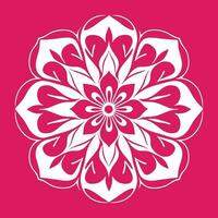 fiore logo vettore semplice astratto piatto mandala tatuaggio pianta colore fiorire fiorellino fioritura stampino