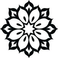 fiore logo vettore semplice astratto piatto mandala tatuaggio pianta colore fiorire fiorellino fioritura stampino