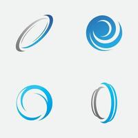 cerchio logo modello vettore icona design