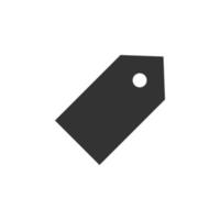 illustrazione vettoriale del simbolo dell'icona del tag