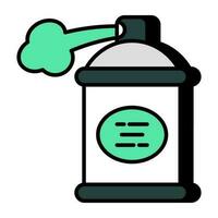 creativo design icona di spray dipingere bottiglia vettore