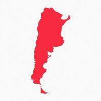 astratto argentina semplice carta geografica sfondo vettore