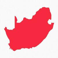 astratto Sud Africa semplice carta geografica sfondo vettore