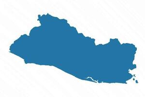 vettore semplice carta geografica di EL salvador nazione