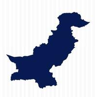 piatto semplice Pakistan vettore carta geografica