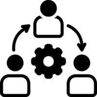 solido icona per organizzazione vettore