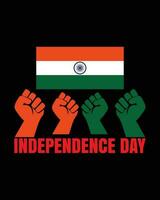 India indipendenza giorno, 15 agosto. vettore tipografico emblemi, logo o distintivi. utilizzabile per indipendenza giorno di India saluto carte, 15 agosto magliette, manifesti e India indipendenza giorno banner