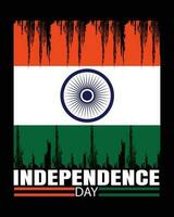 India indipendenza giorno, 15 agosto. vettore tipografico emblemi, logo o distintivi. utilizzabile per indipendenza giorno di India saluto carte, 15 agosto magliette, manifesti e India indipendenza giorno banner