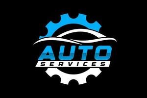 auto logo vettore illustrazione. premio concetto logo design