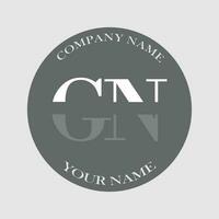 iniziale gn logo lettera monogramma lusso mano disegnato vettore